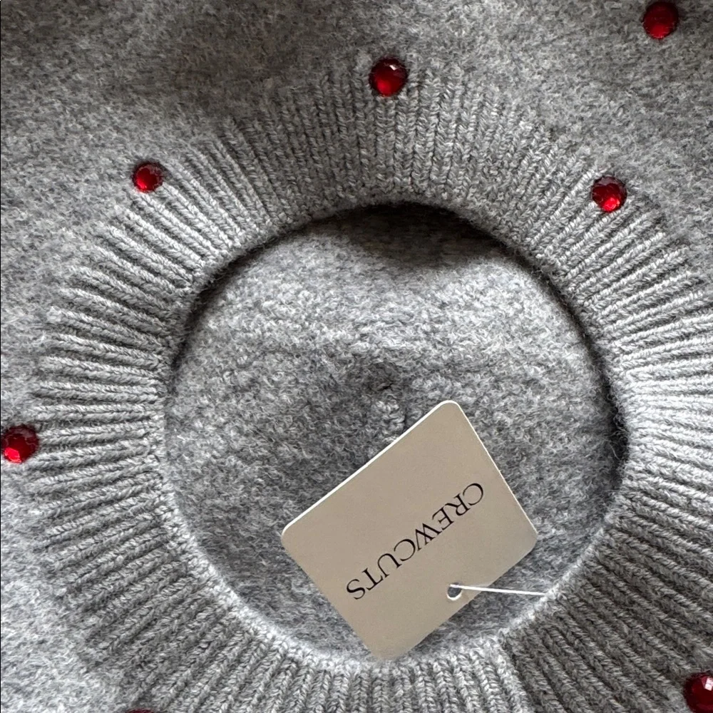 New with tag J. Crew Crewcuts Girls' embellished wool beret